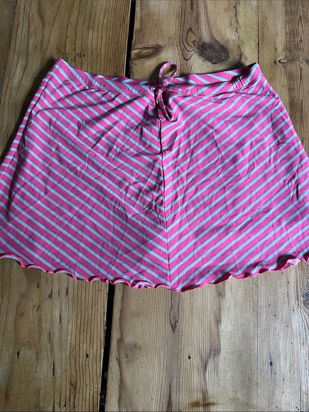 REI Girls 14-16 Pink Stripe Nylon Skorts